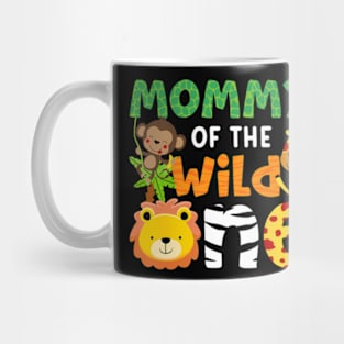 Mommy of the Wild One Zoo Theme Bday Safari Jungle Animals Mug